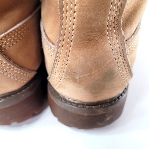 Timberland 6" Premium Leather Waterproof Boots Men's 6M Women's 7.5 US - Picture 10 of 12